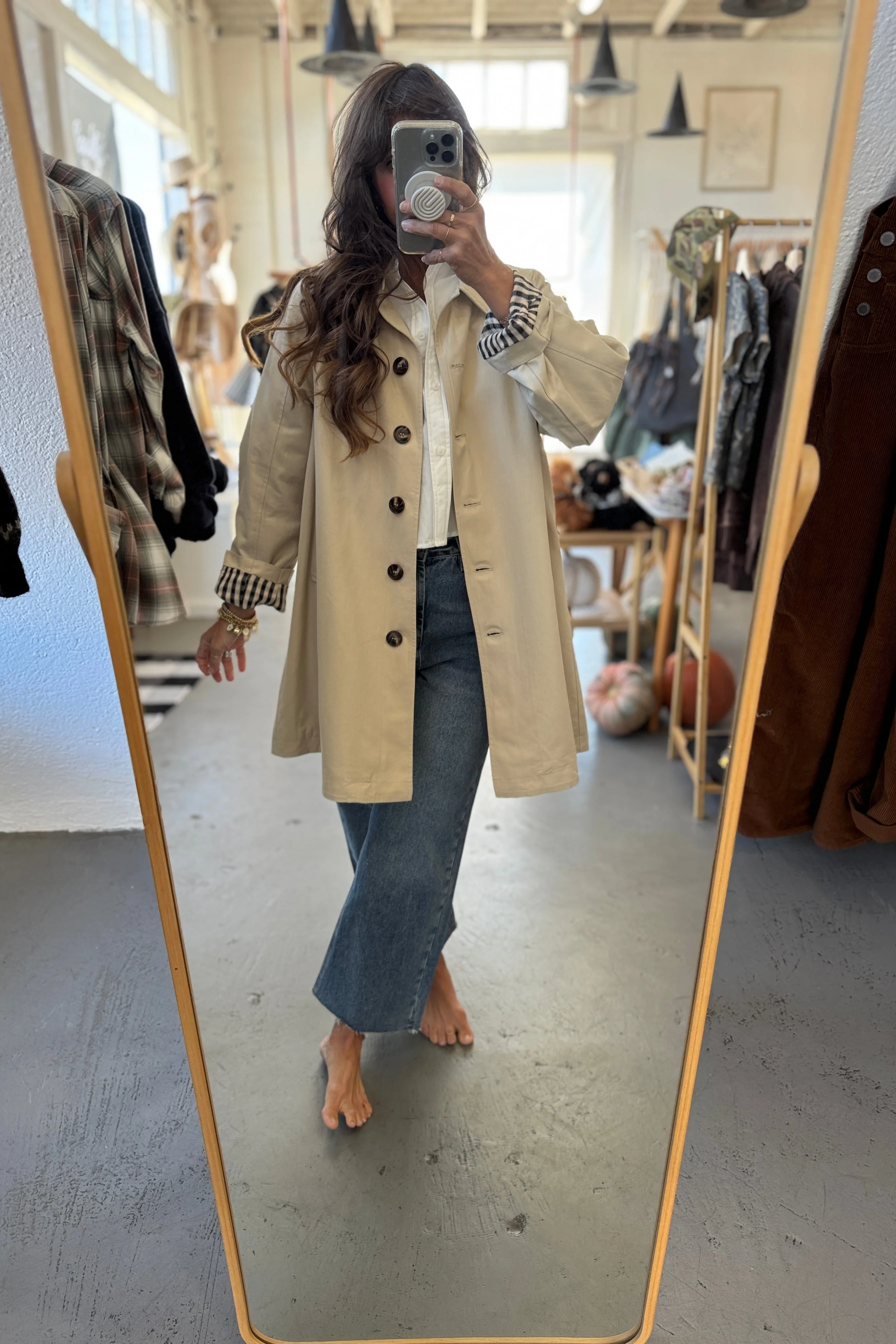 A-Line Trench Coat - Image 3