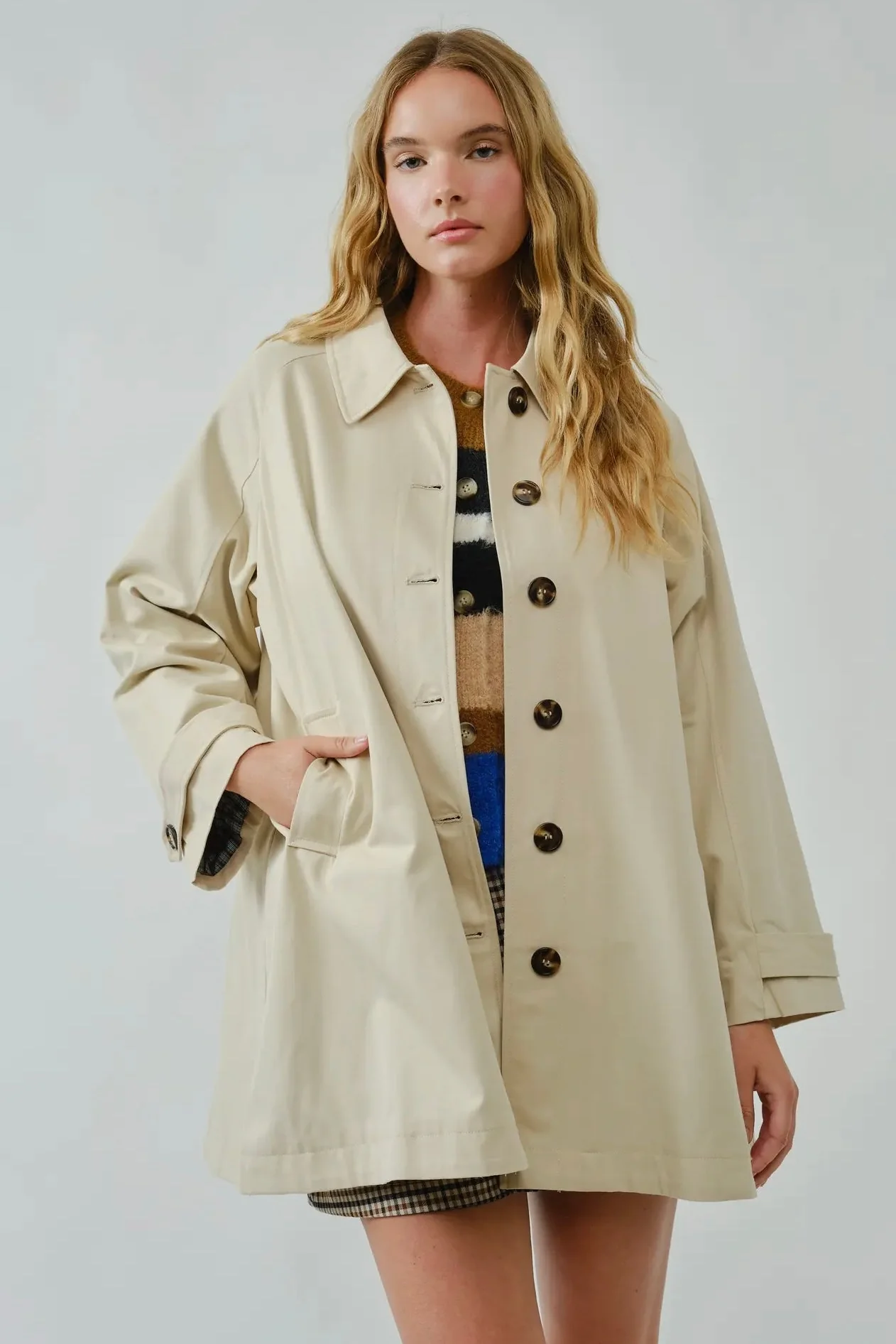 A-Line Trench Coat - Image 5