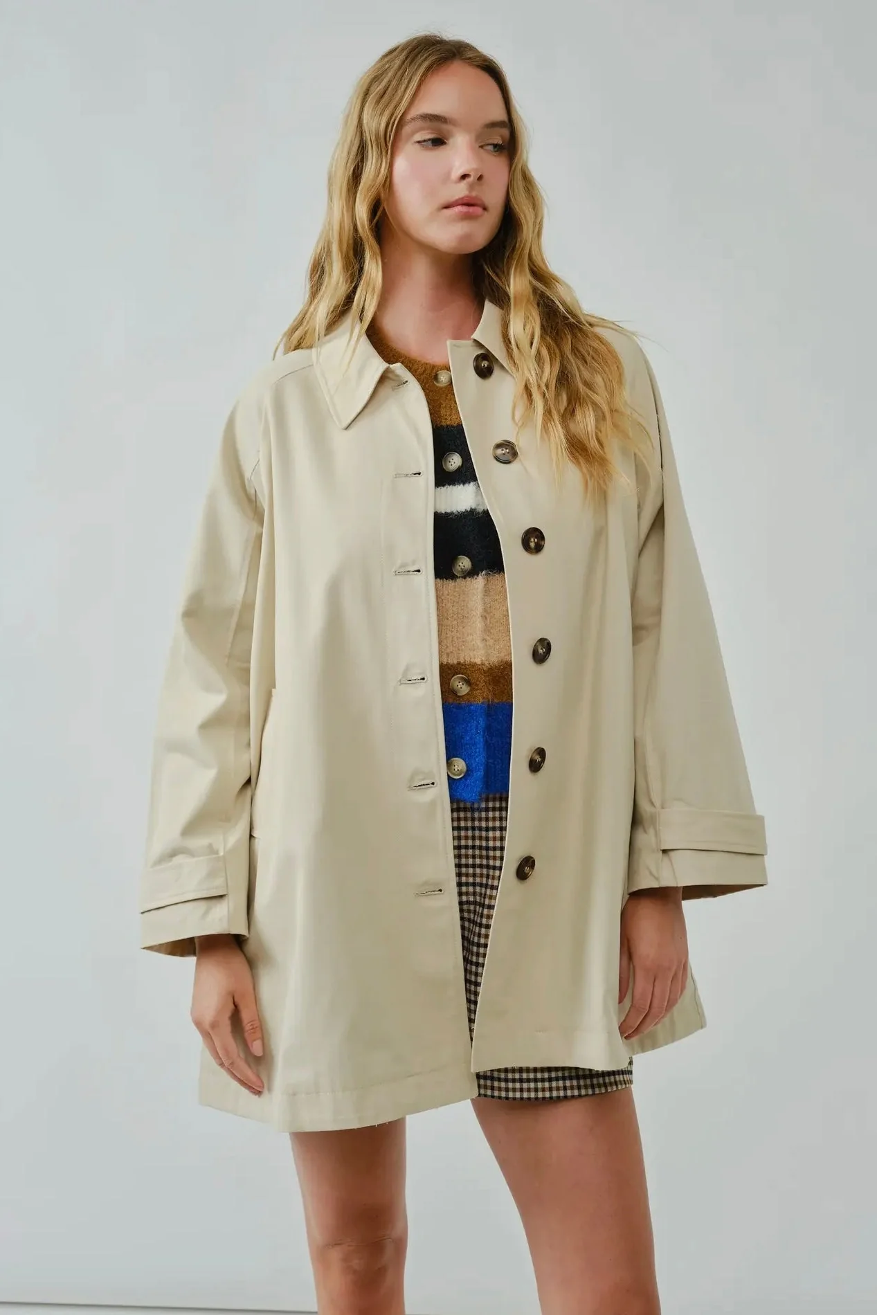 A-Line Trench Coat - Image 7