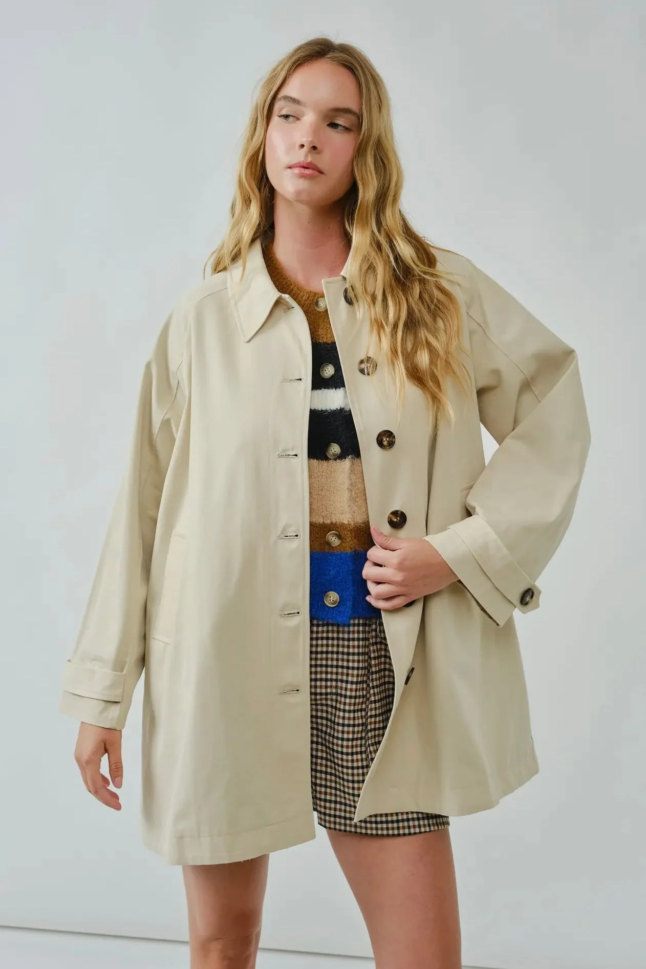A-Line Trench Coat - Image 8