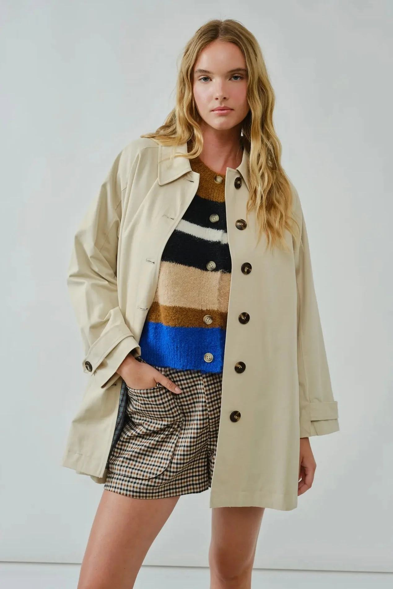 A-Line Trench Coat - Image 9