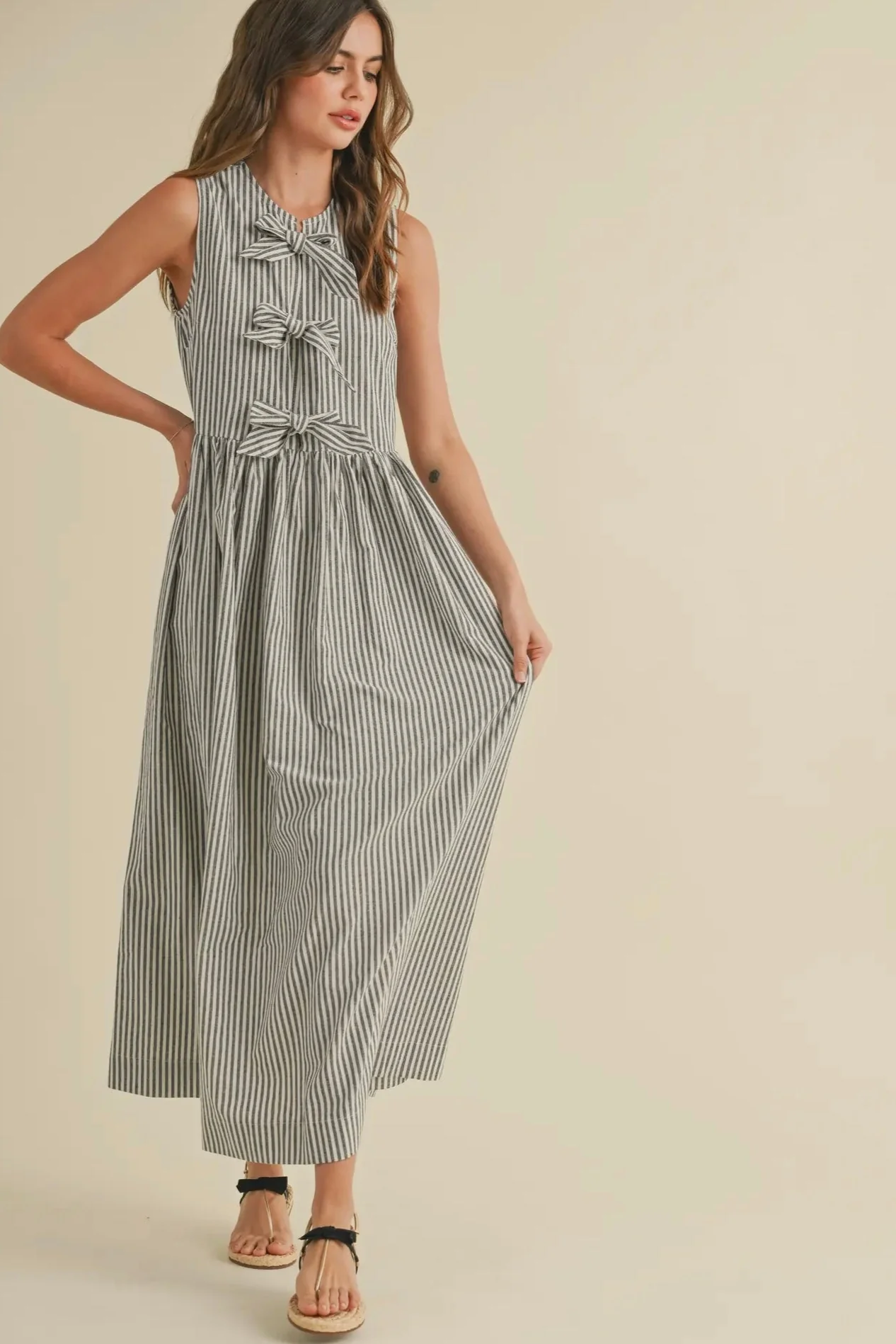 Bow Tie Front Dress - Image 8