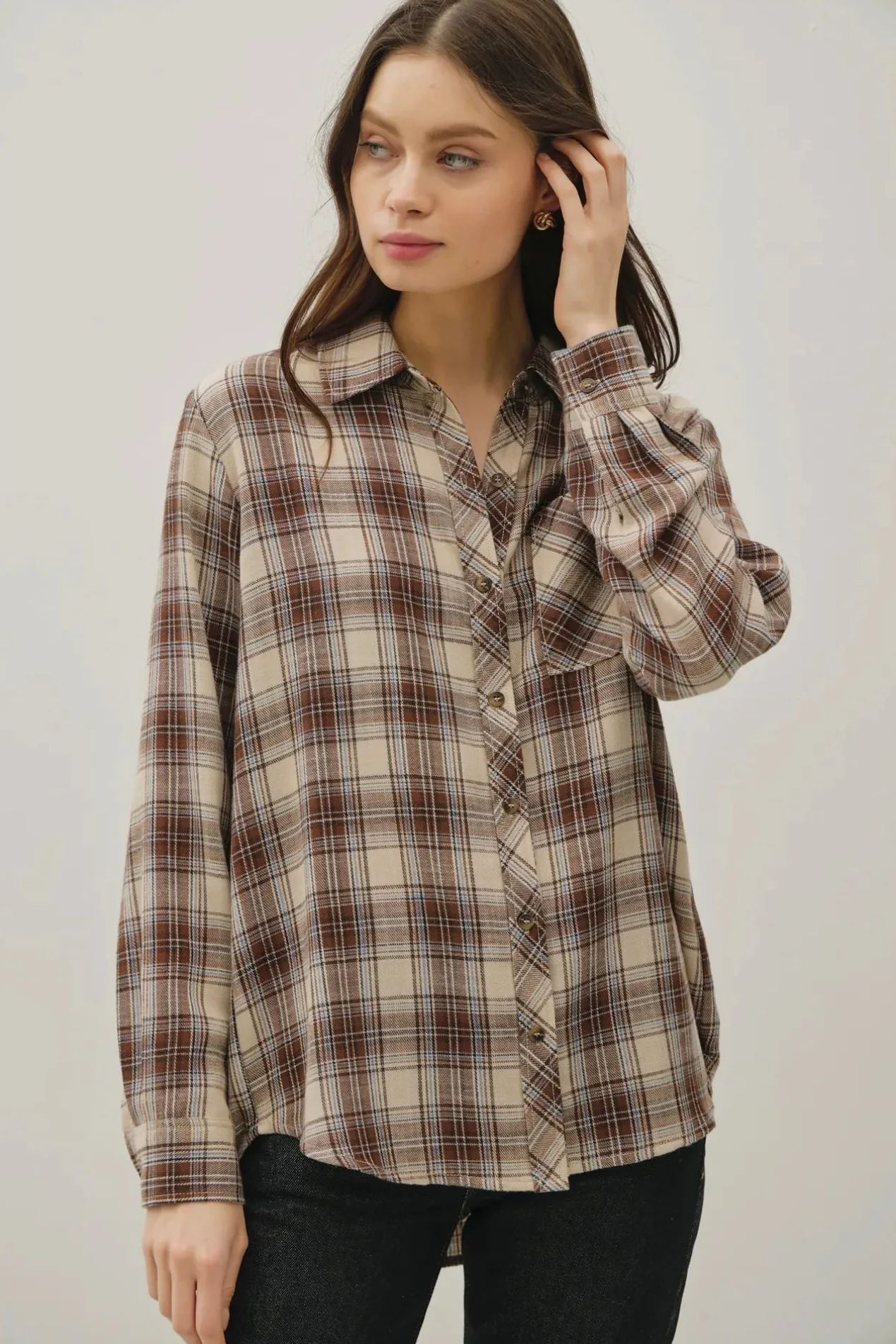 Campfire Plaid Button Down