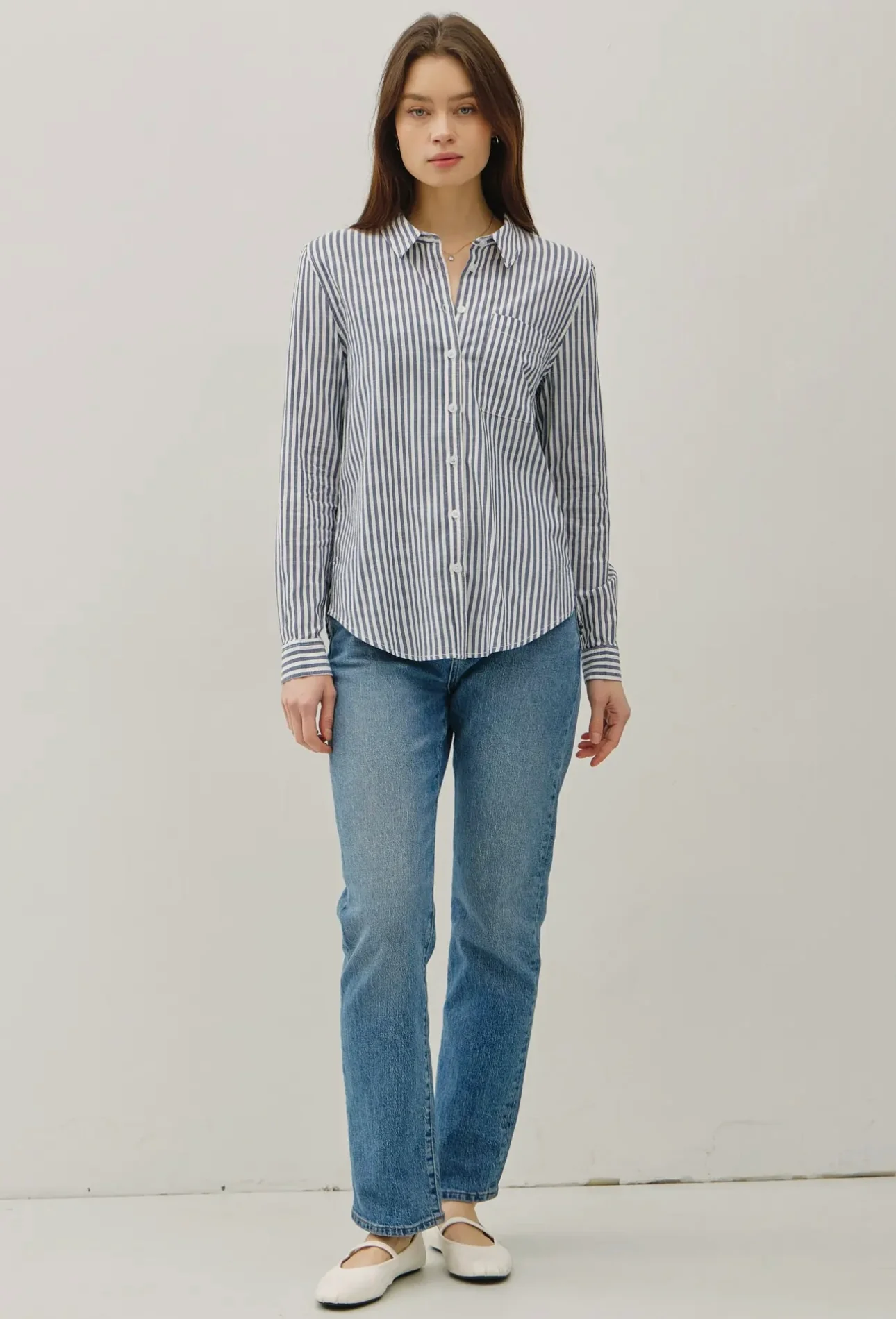 Classic Striped Button Down - Image 3