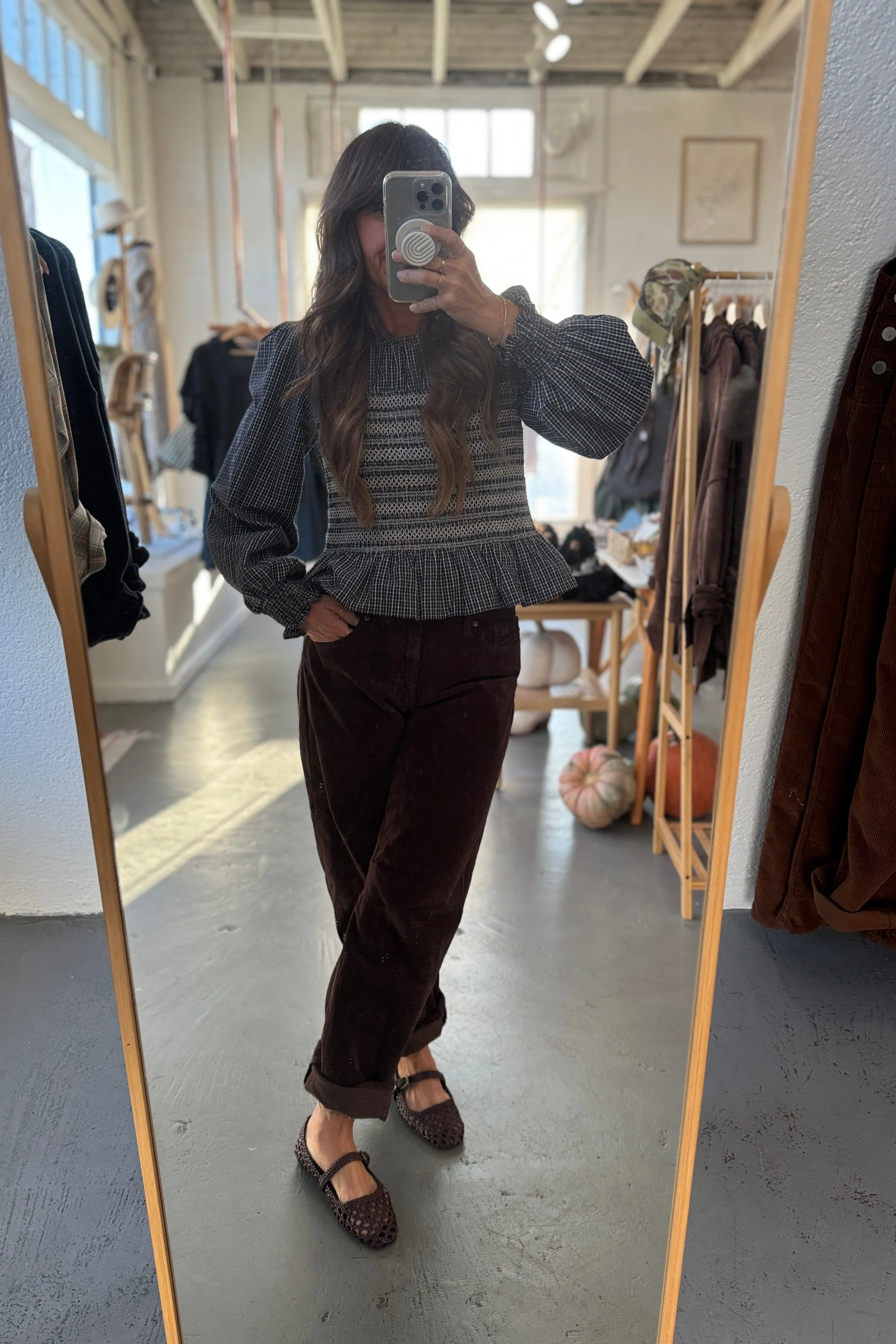 Corduroy Barrel Jeans - Image 2