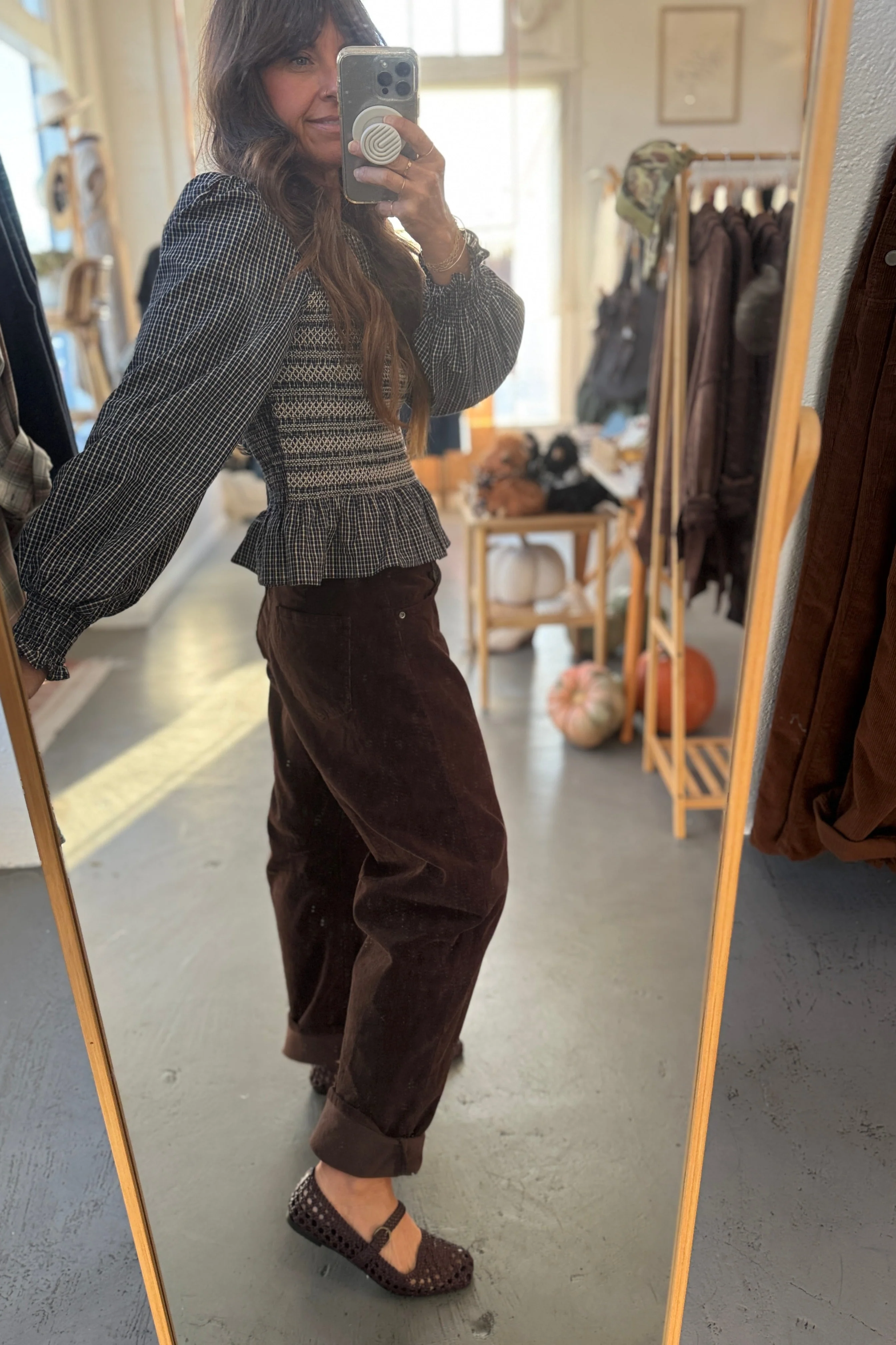 Corduroy Barrel Jeans - Image 3