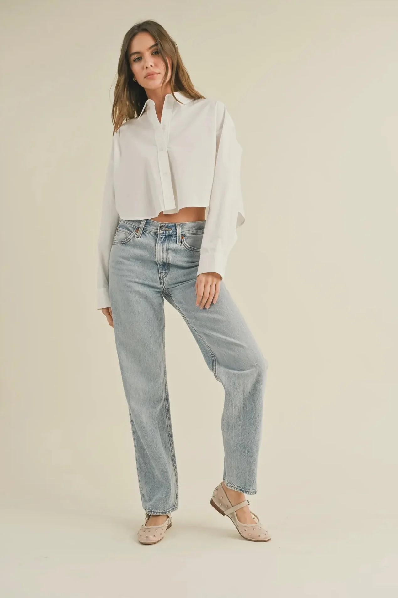 Cropped Button Down - Image 4