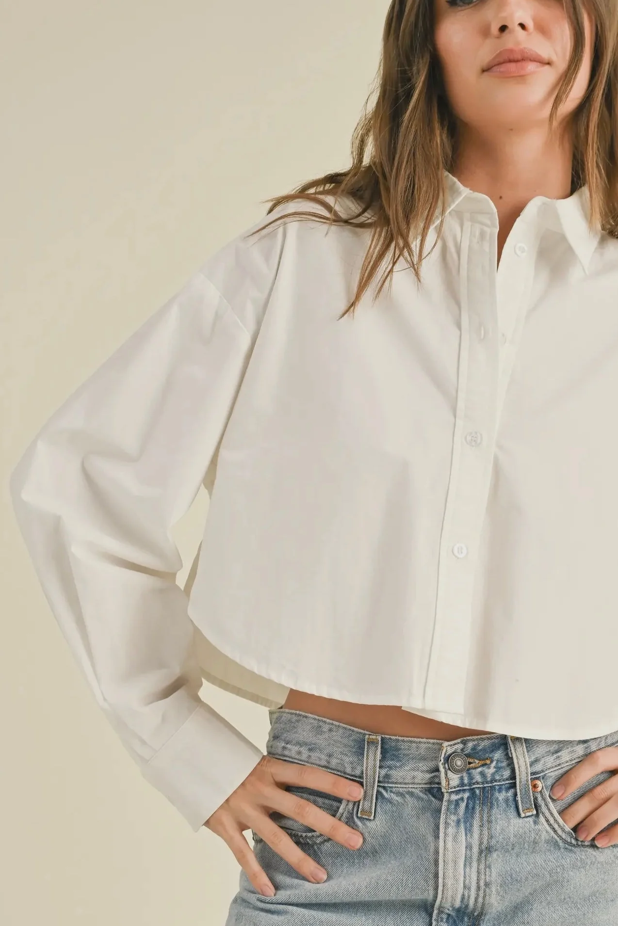 Cropped Button Down - Image 5
