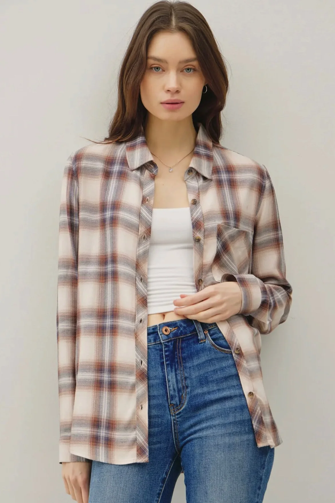Fall Plaid Button Down - Image 2