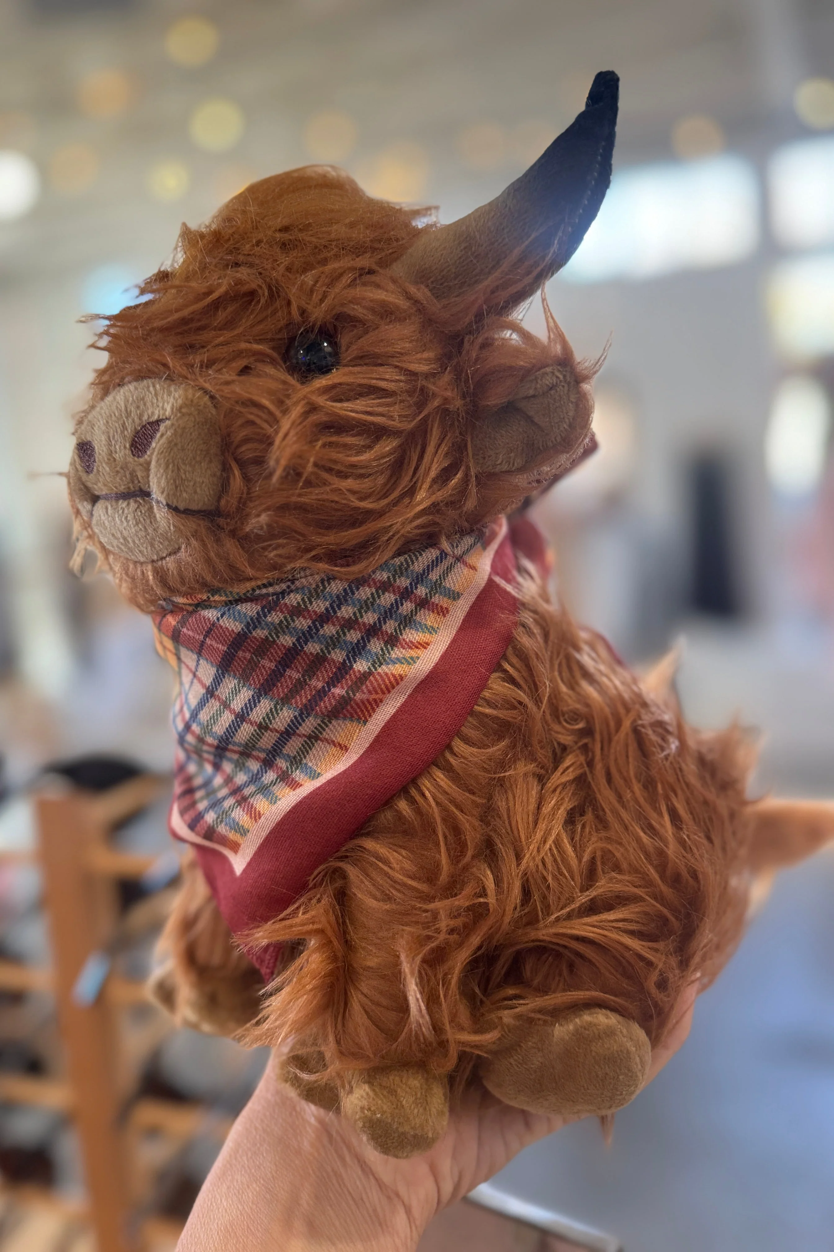 Fuzzy Cow Stuffie - Image 3
