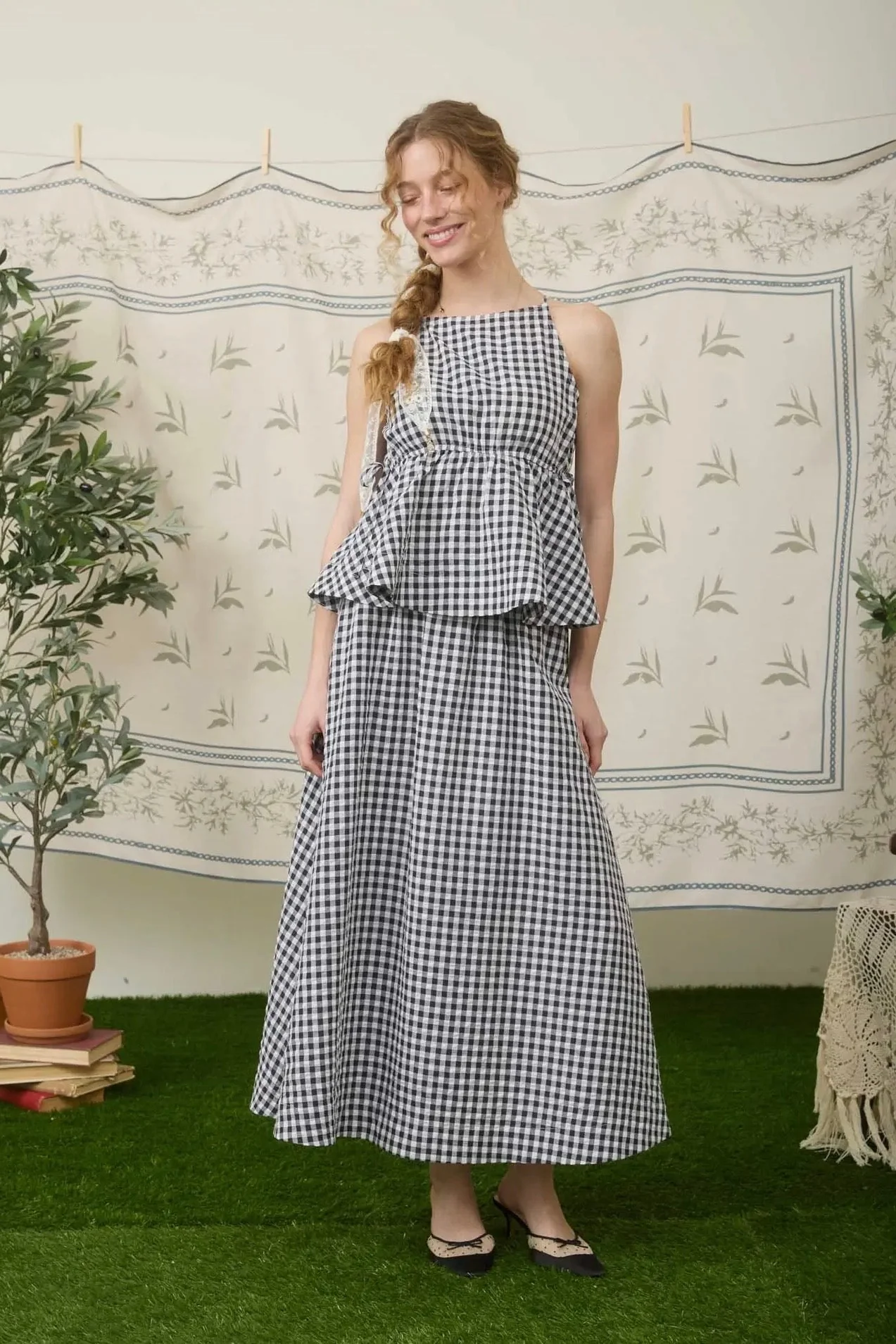 Gingham Maxi Skirt - Image 4