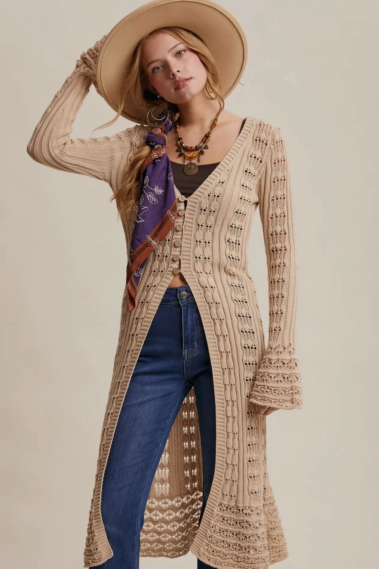 Knitted Duster - Image 3