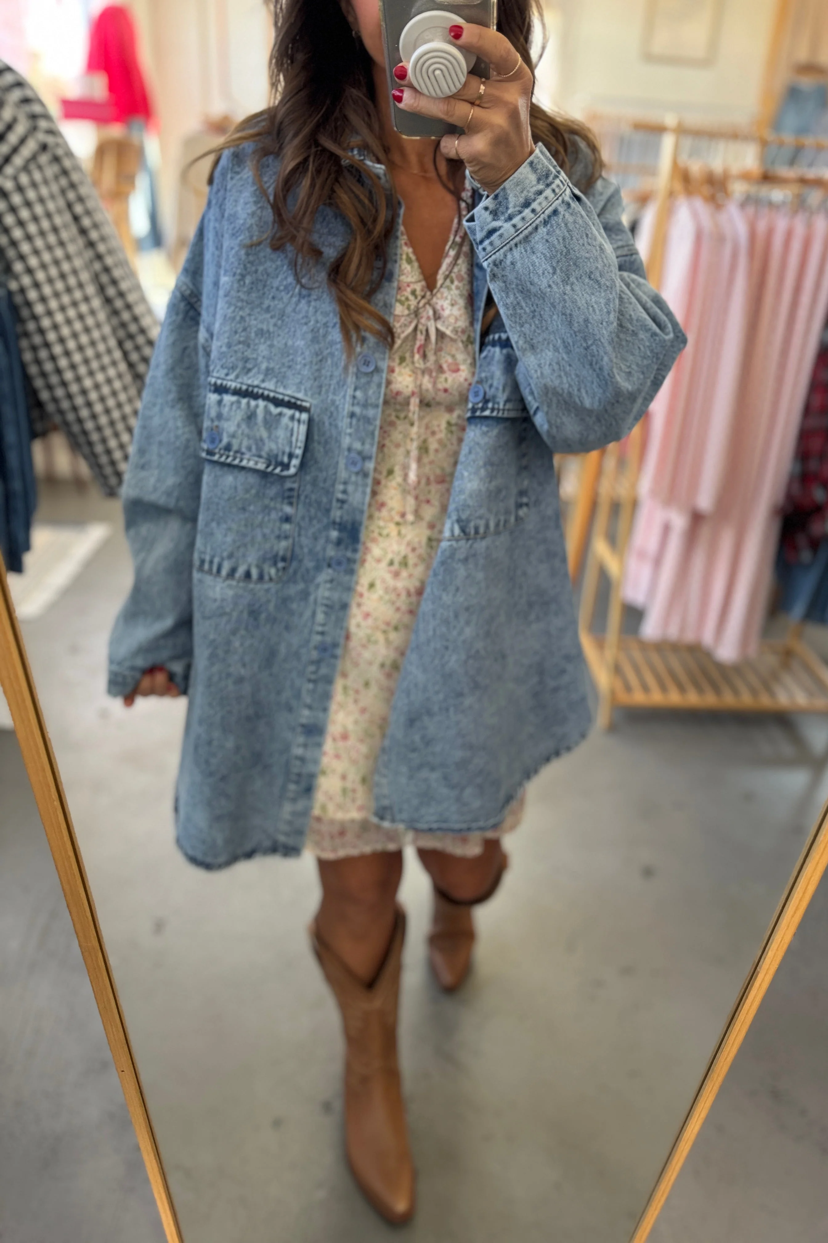 Lace Up Back Spring Dress - Image 8