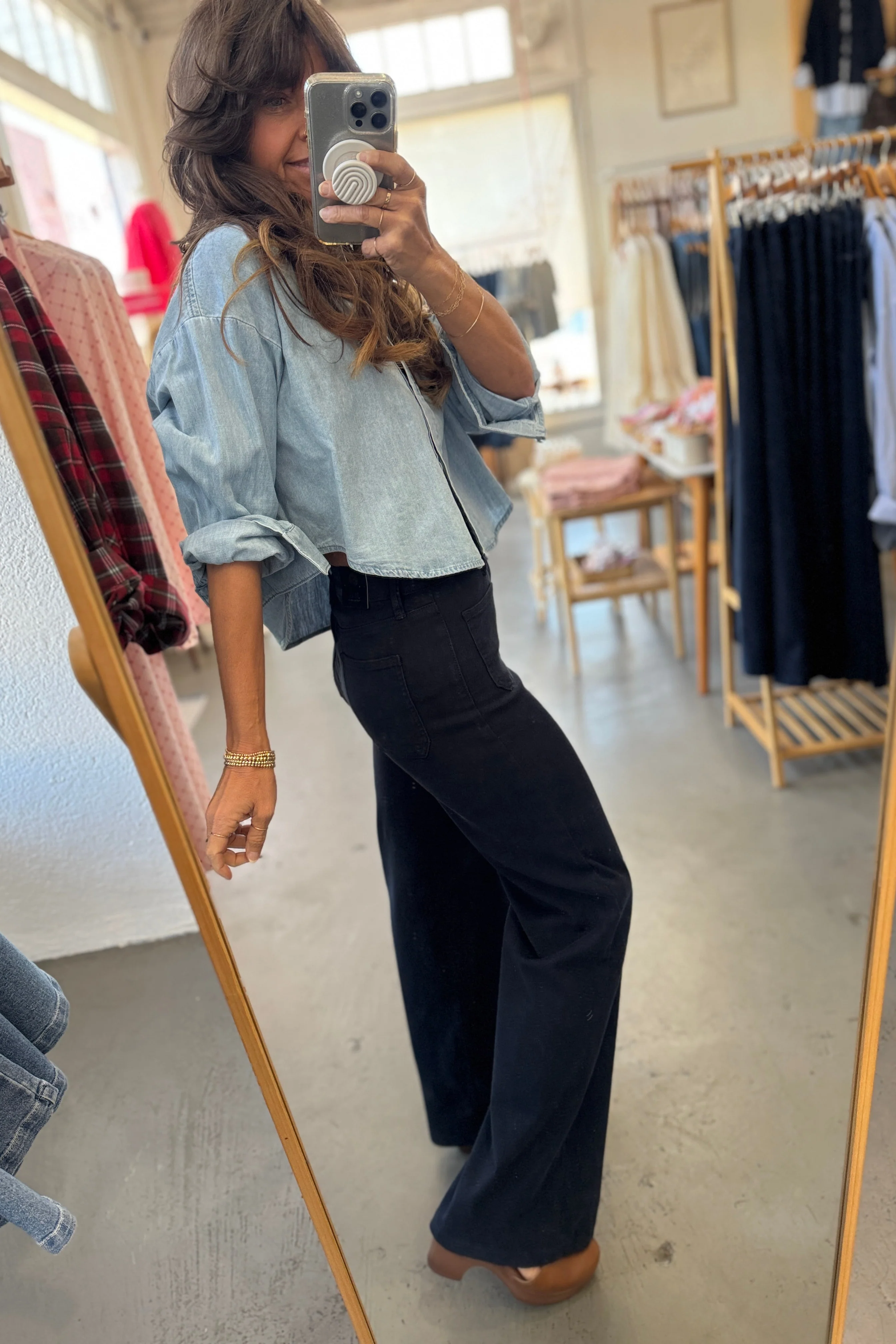 Mini Patch Pocket Jeans - Image 3