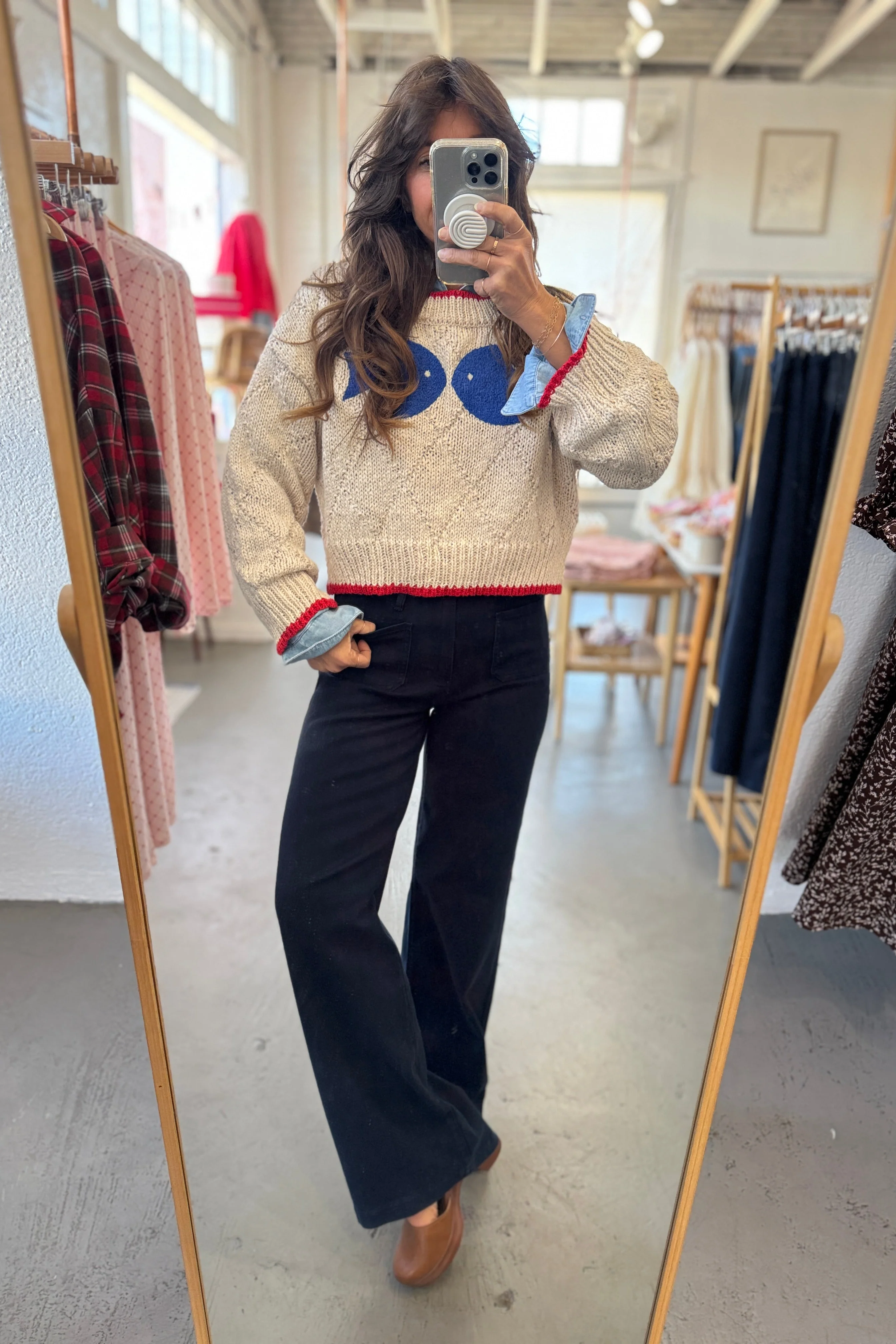 Mini Patch Pocket Jeans - Image 5