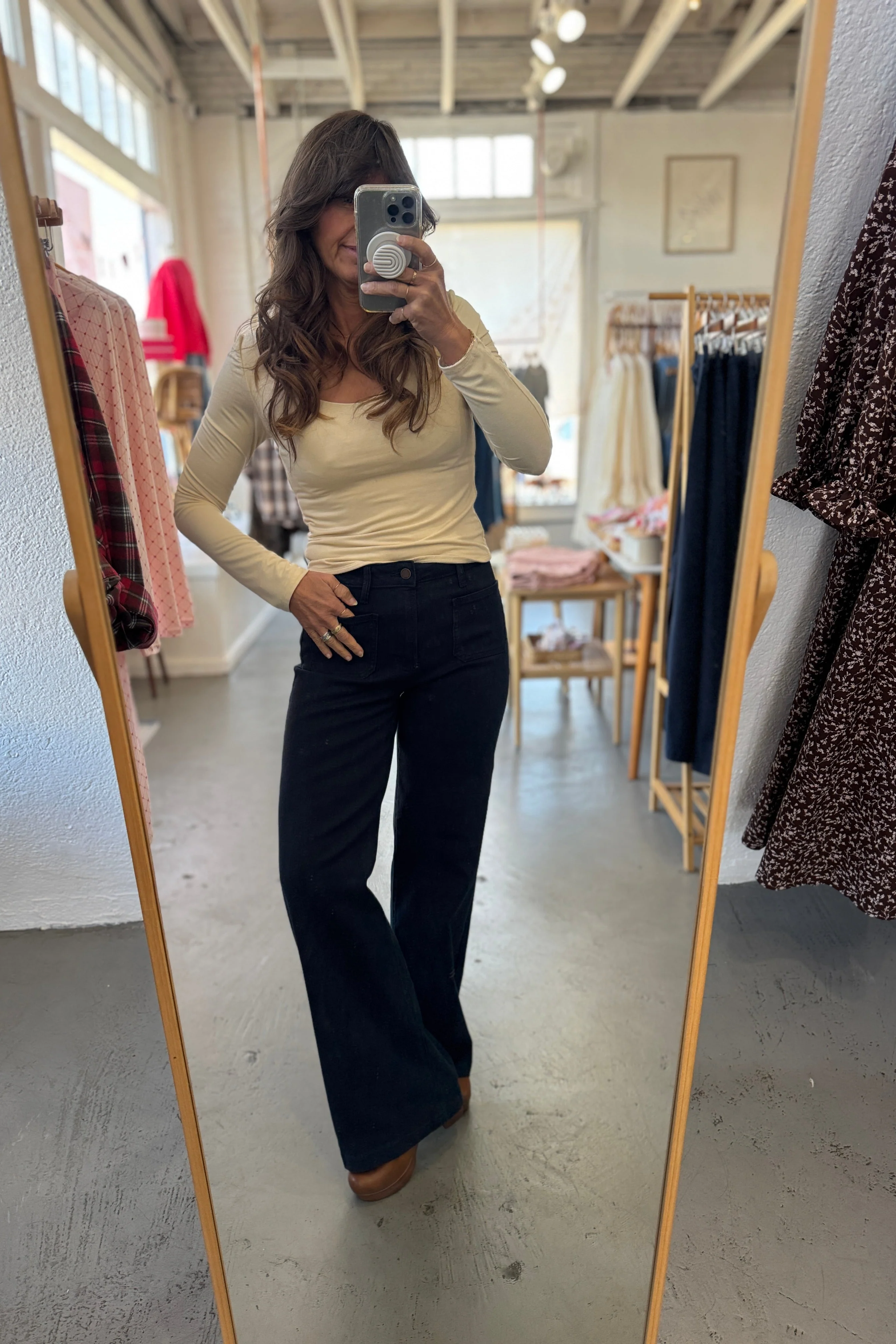 Mini Patch Pocket Jeans - Image 7