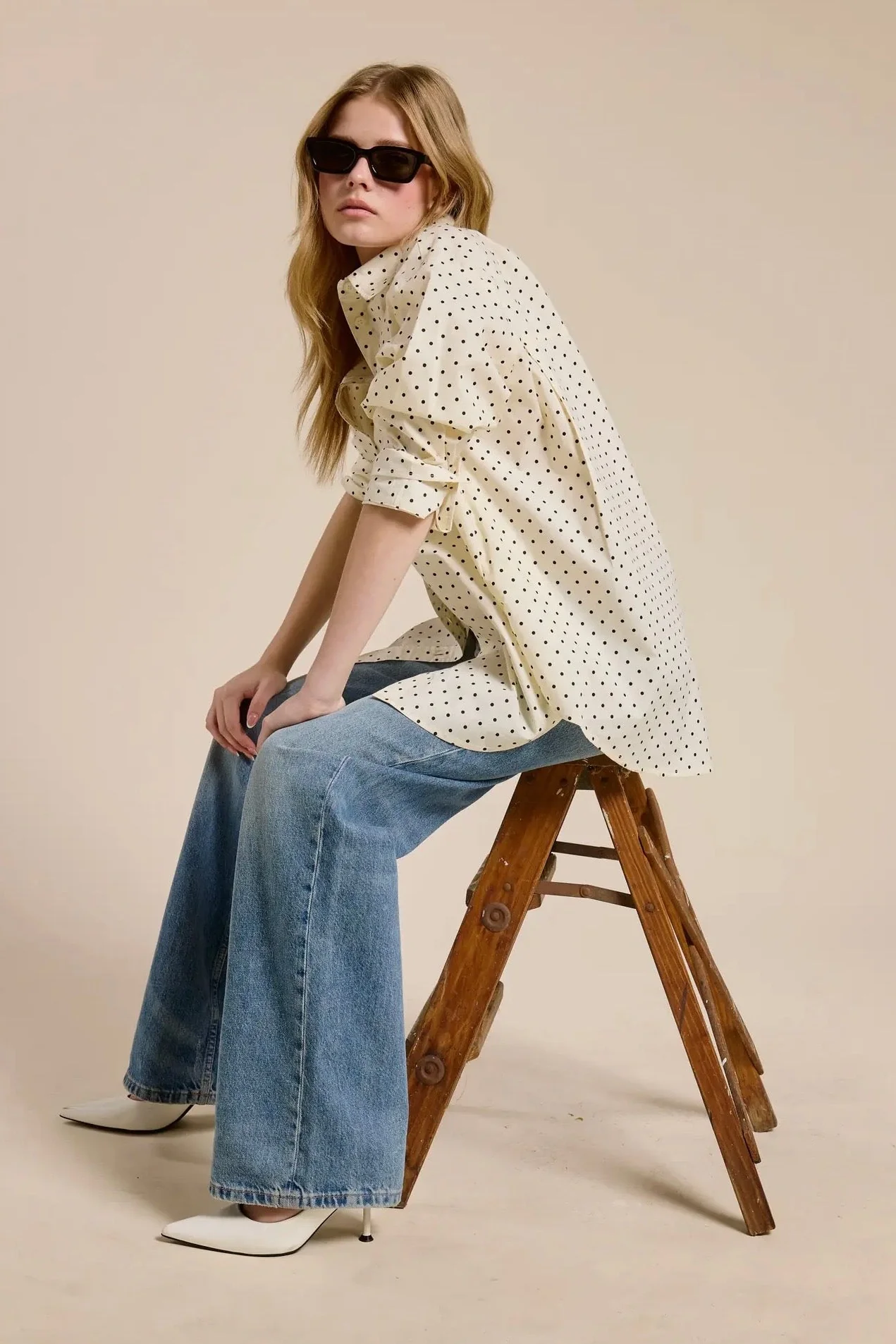 Polka Dot Button Down - Image 2