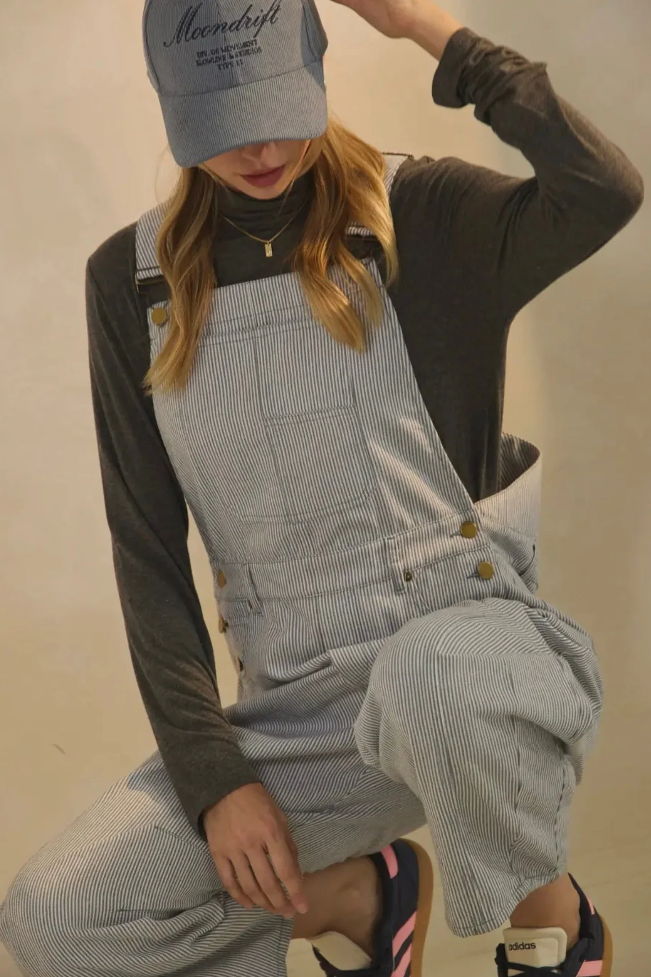 Railroad Striped Barrel Overalls - Image 11
