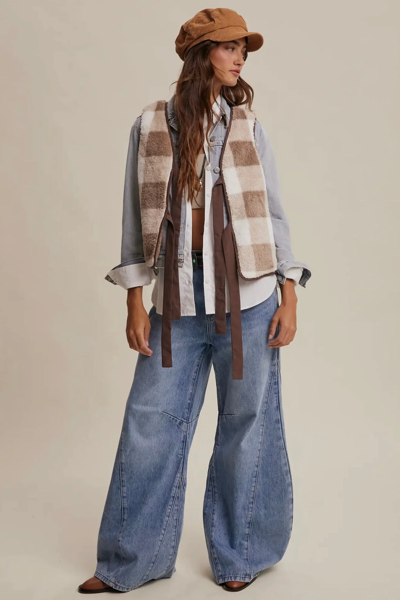 Reversible Fuzzy Vest - Image 11