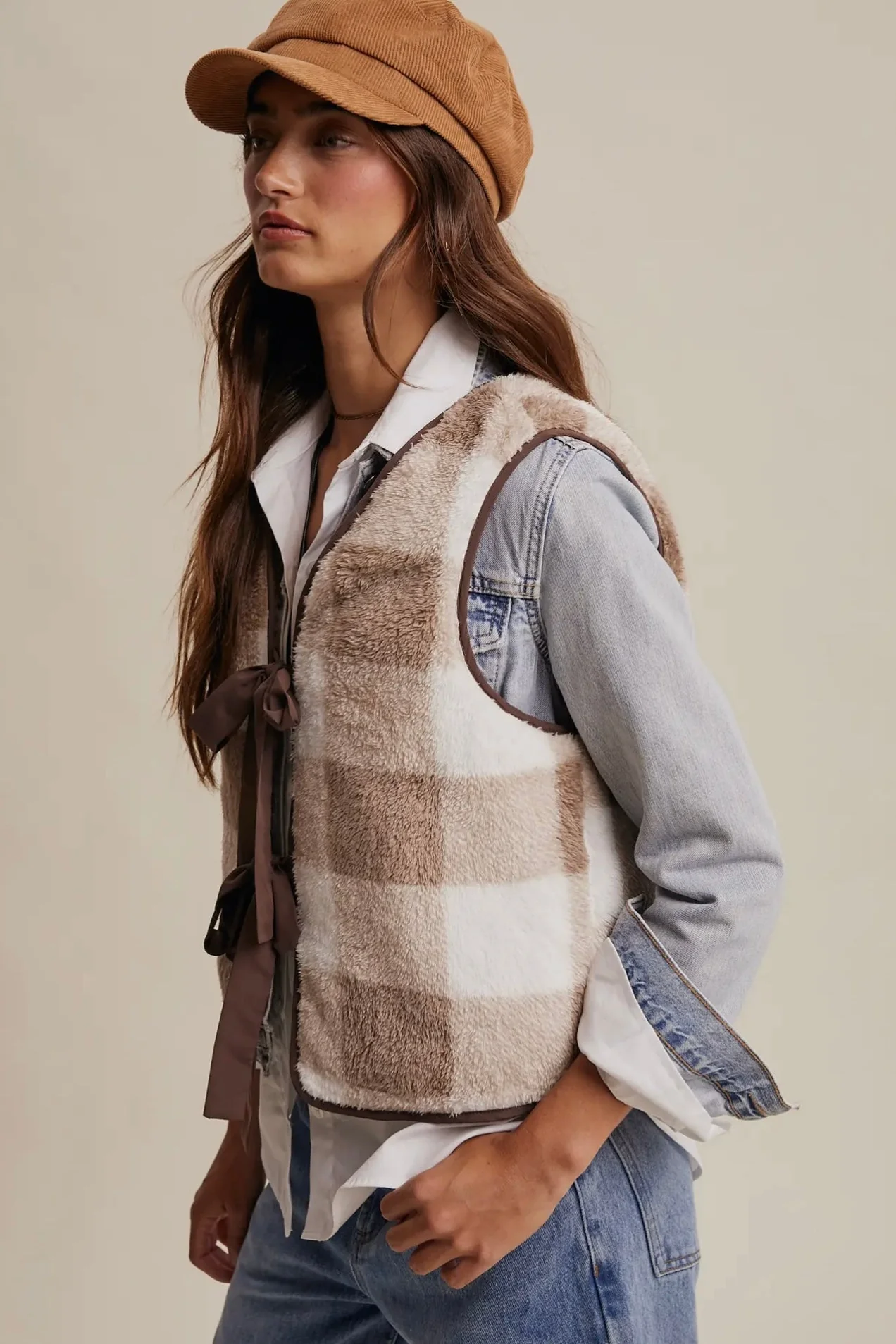Reversible Fuzzy Vest - Image 4