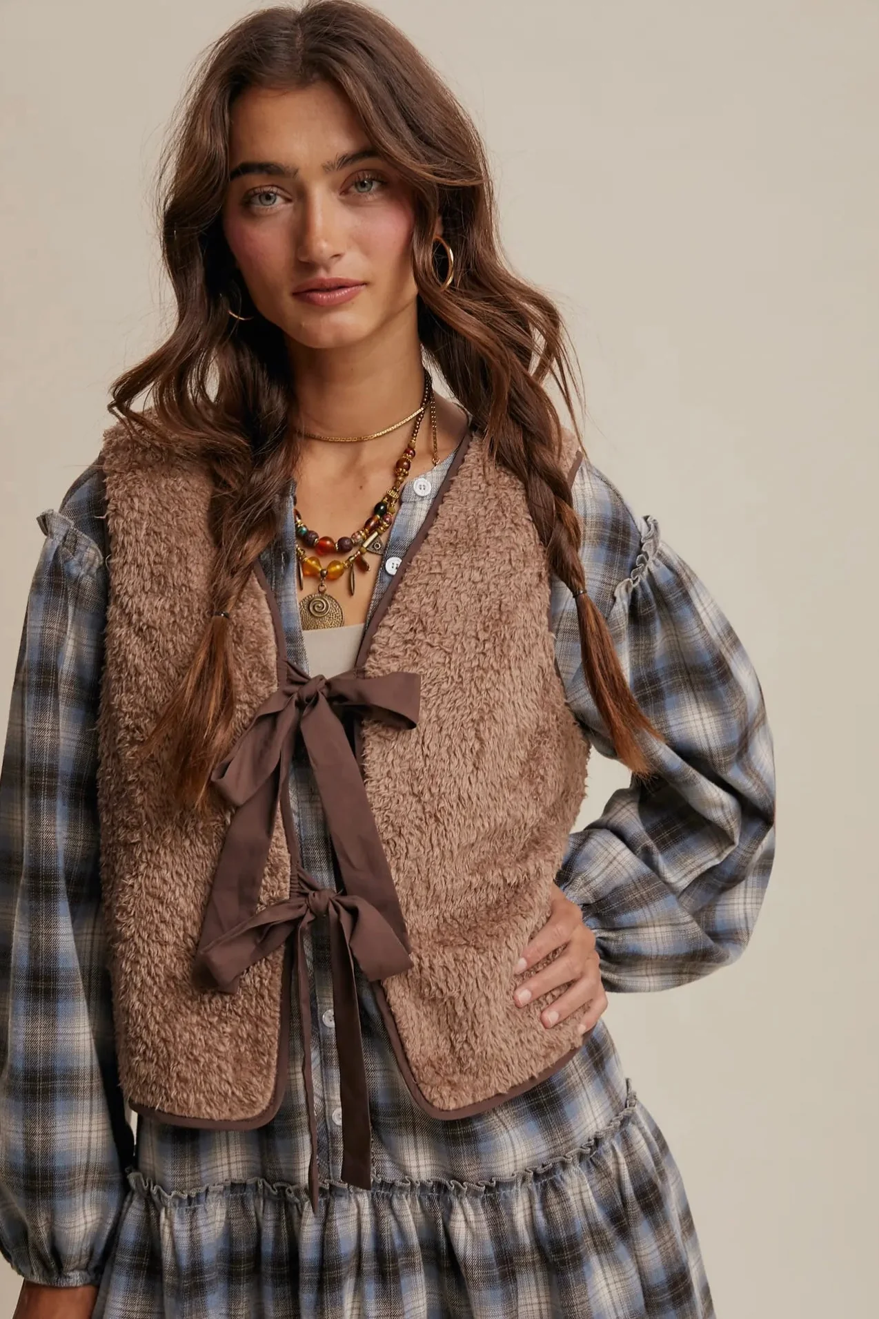 Reversible Fuzzy Vest - Image 5