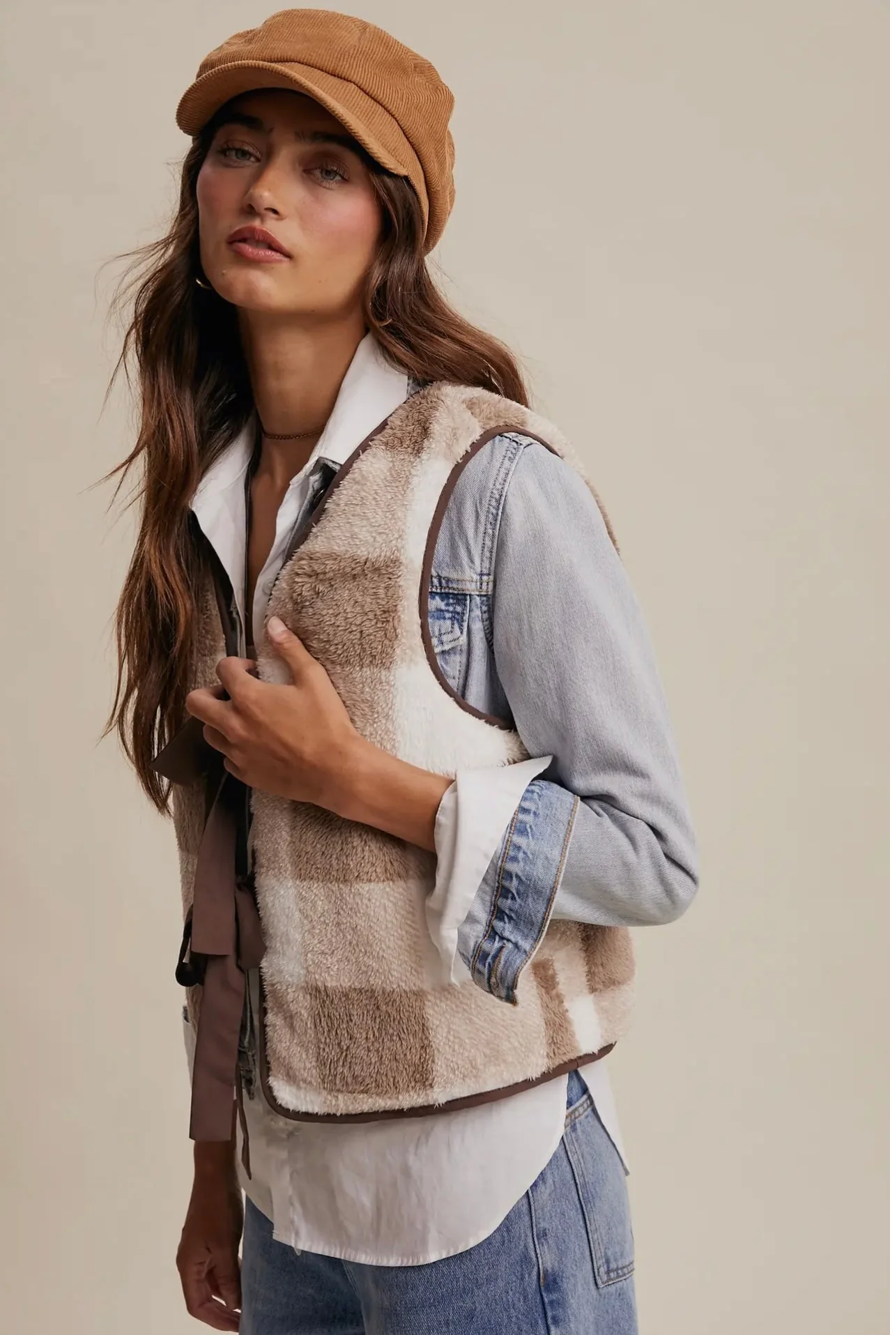 Reversible Fuzzy Vest - Image 9