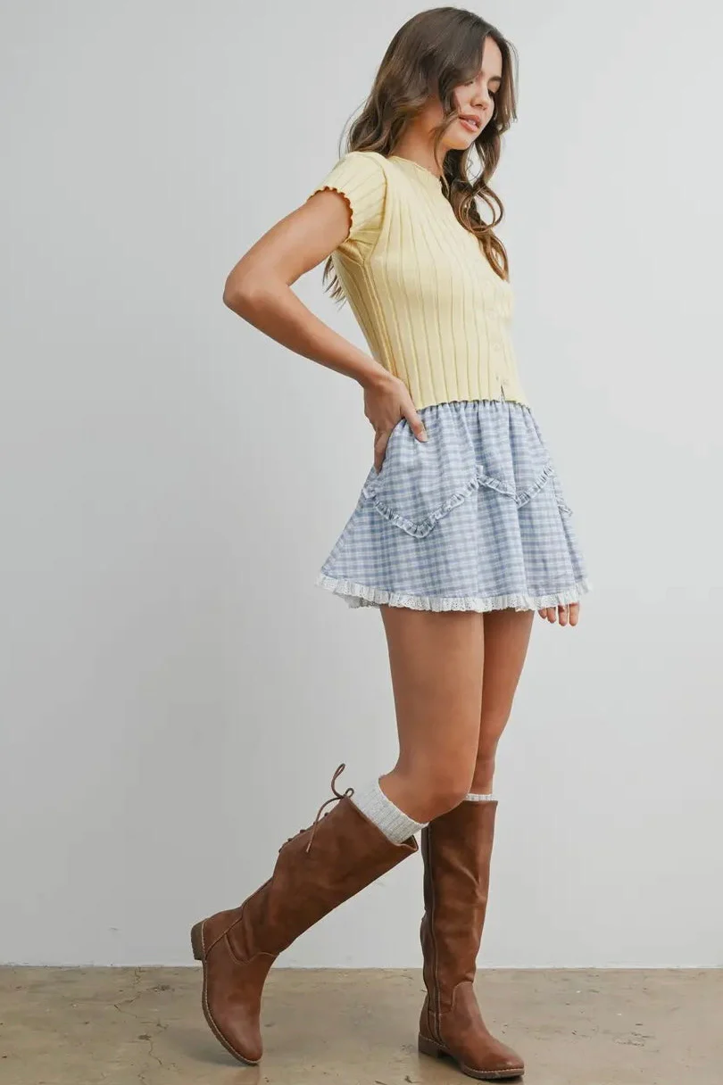 Ribbed Button Up Knit - Image 9