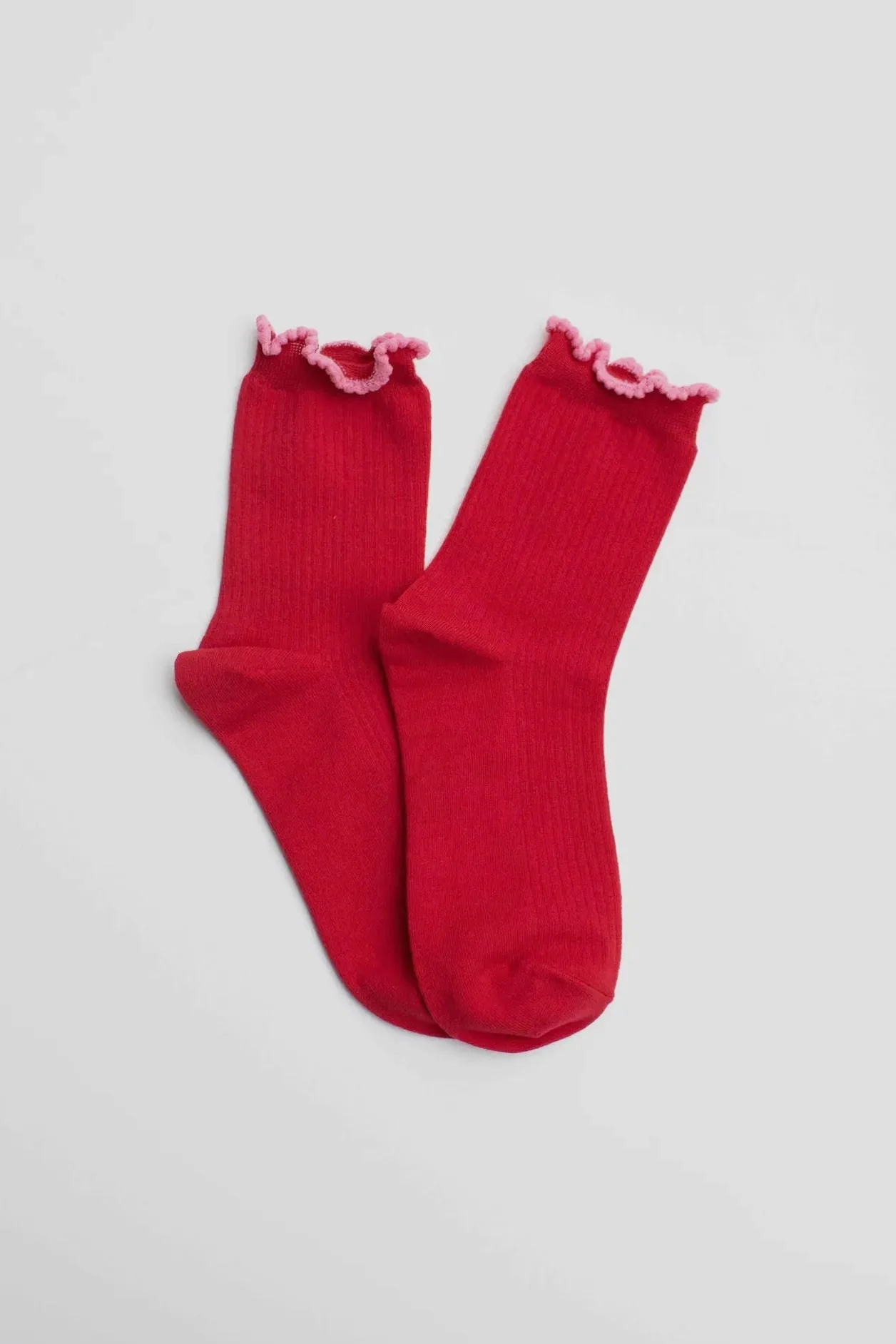 Ruffled Edge Socks