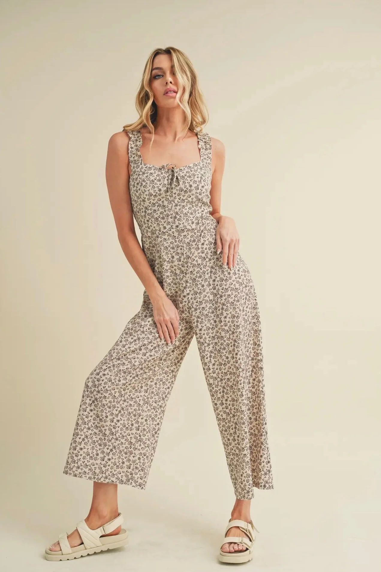Ruffled Strap Jumpsuit - Image 3