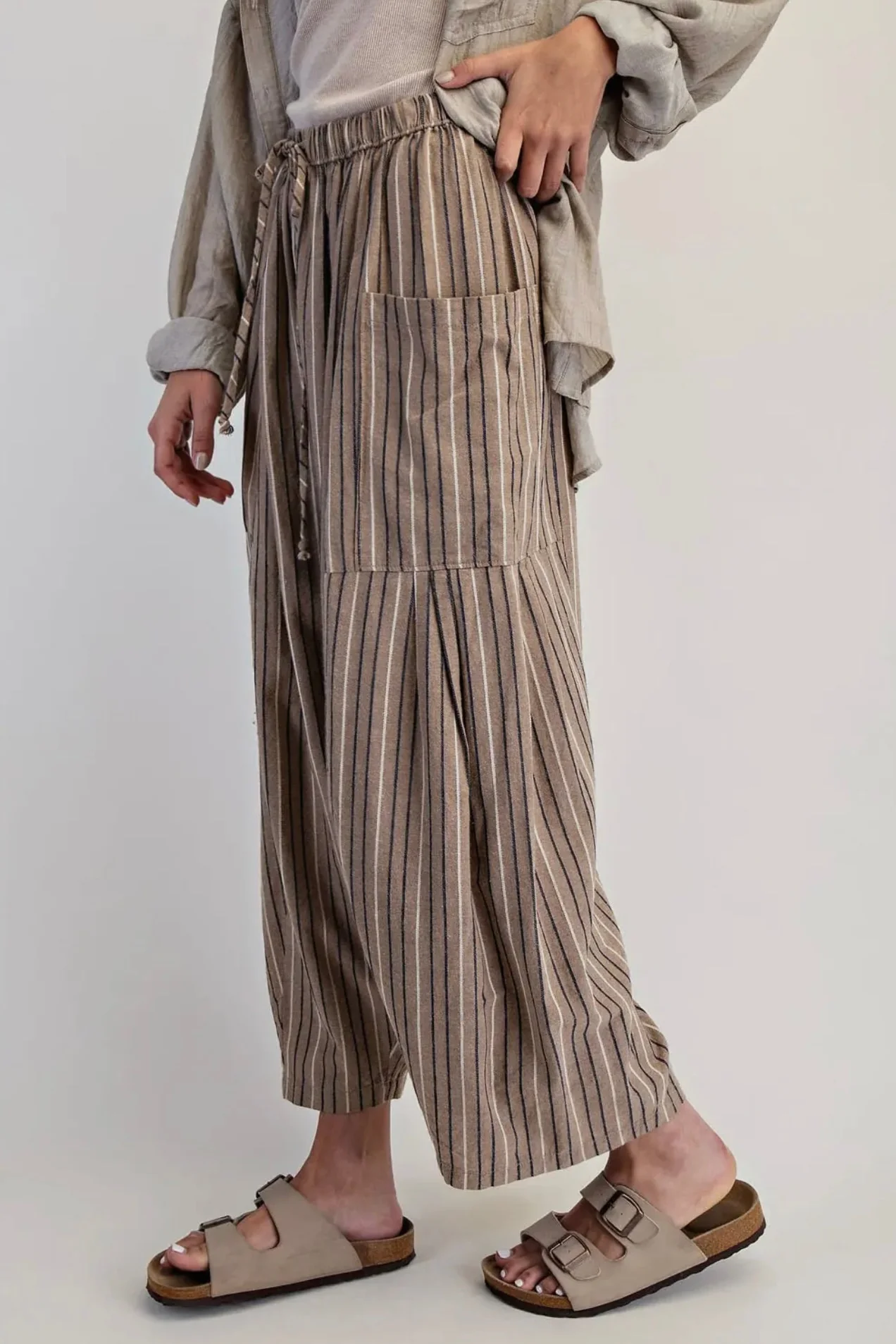 Striped Billowy Pants - Image 3