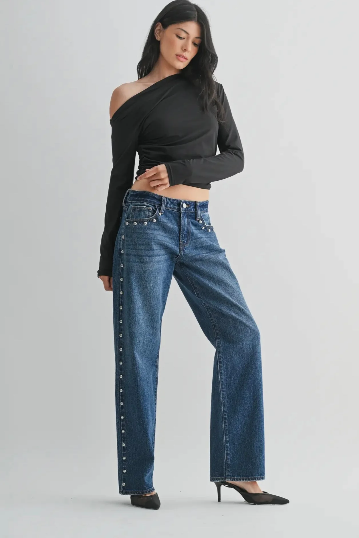 Studded Baggy Jeans - Image 10