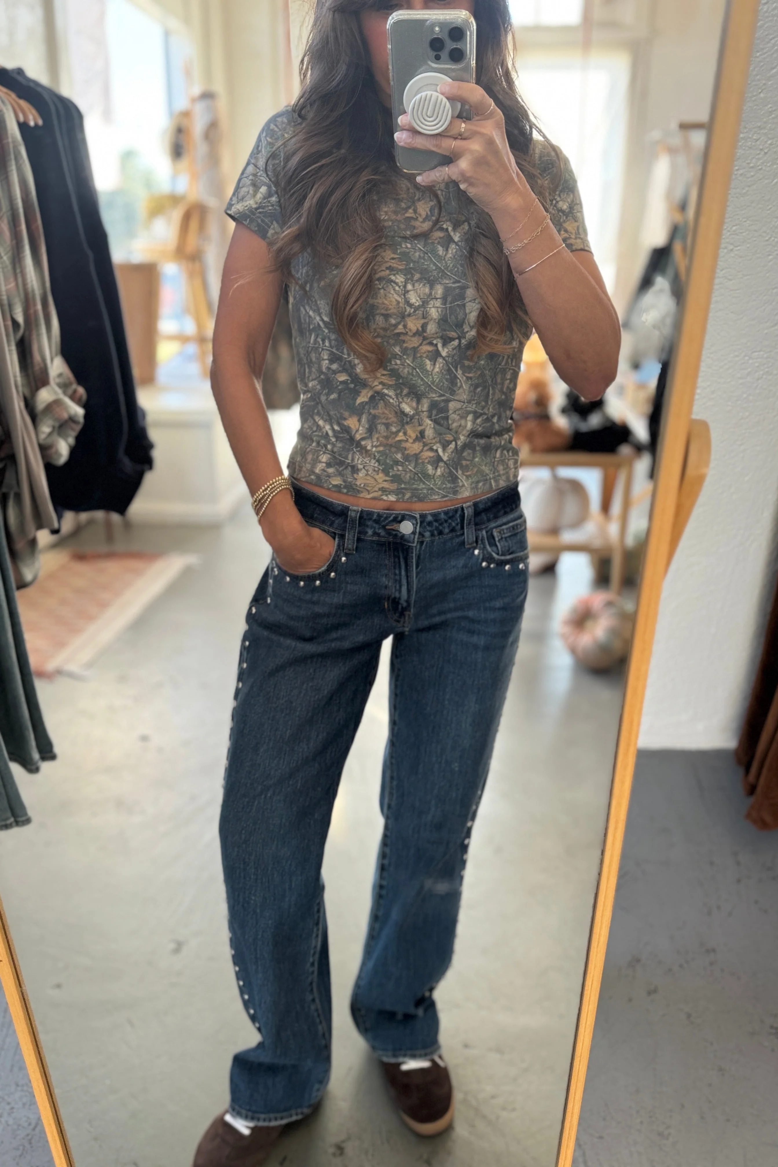 Studded Baggy Jeans - Image 2