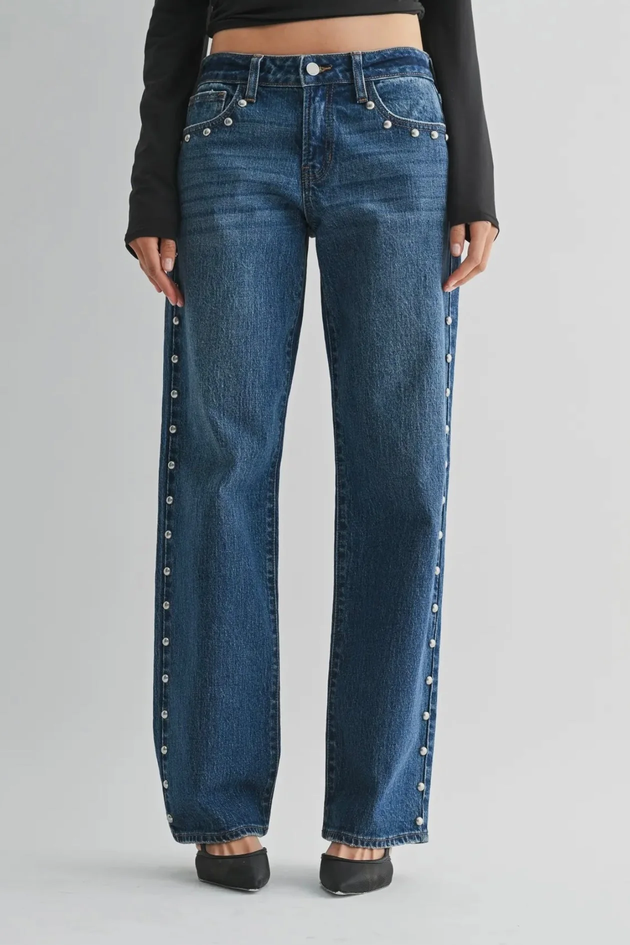 Studded Baggy Jeans - Image 9