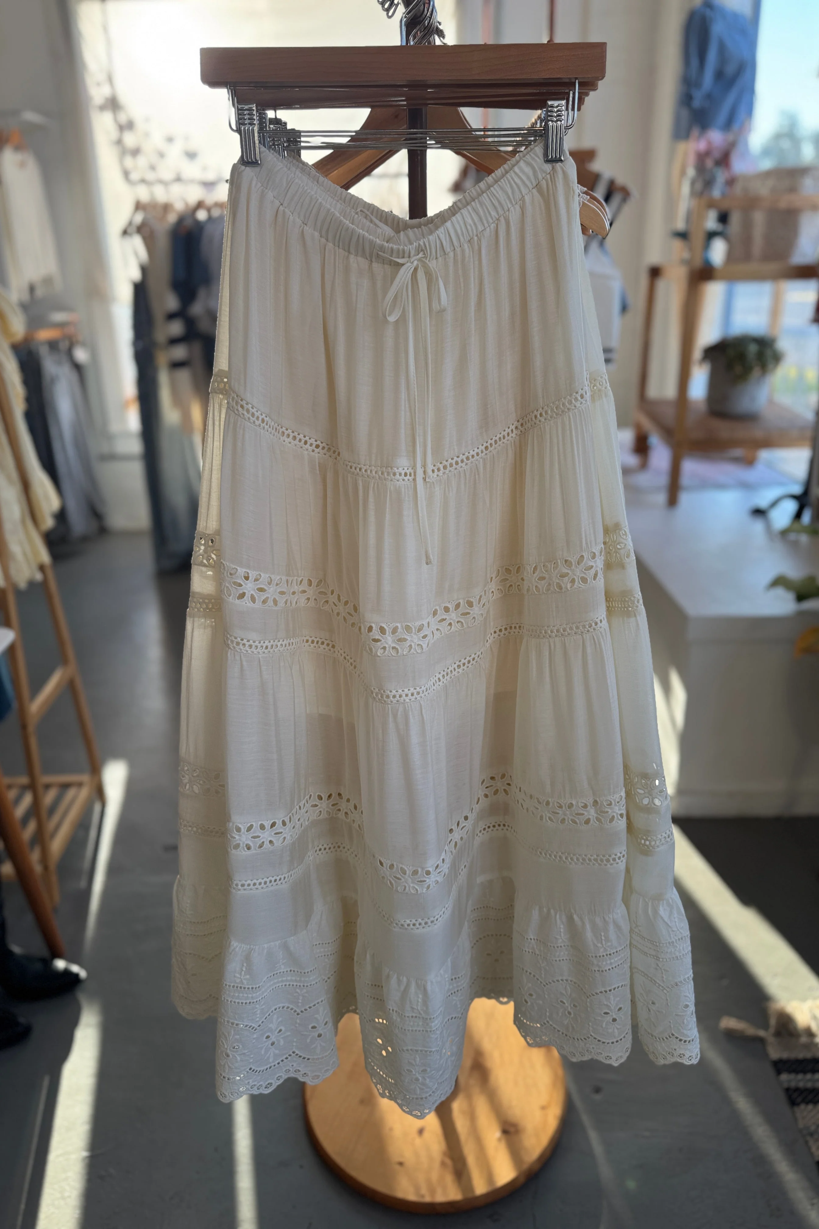 Summer Eyelet Skirt