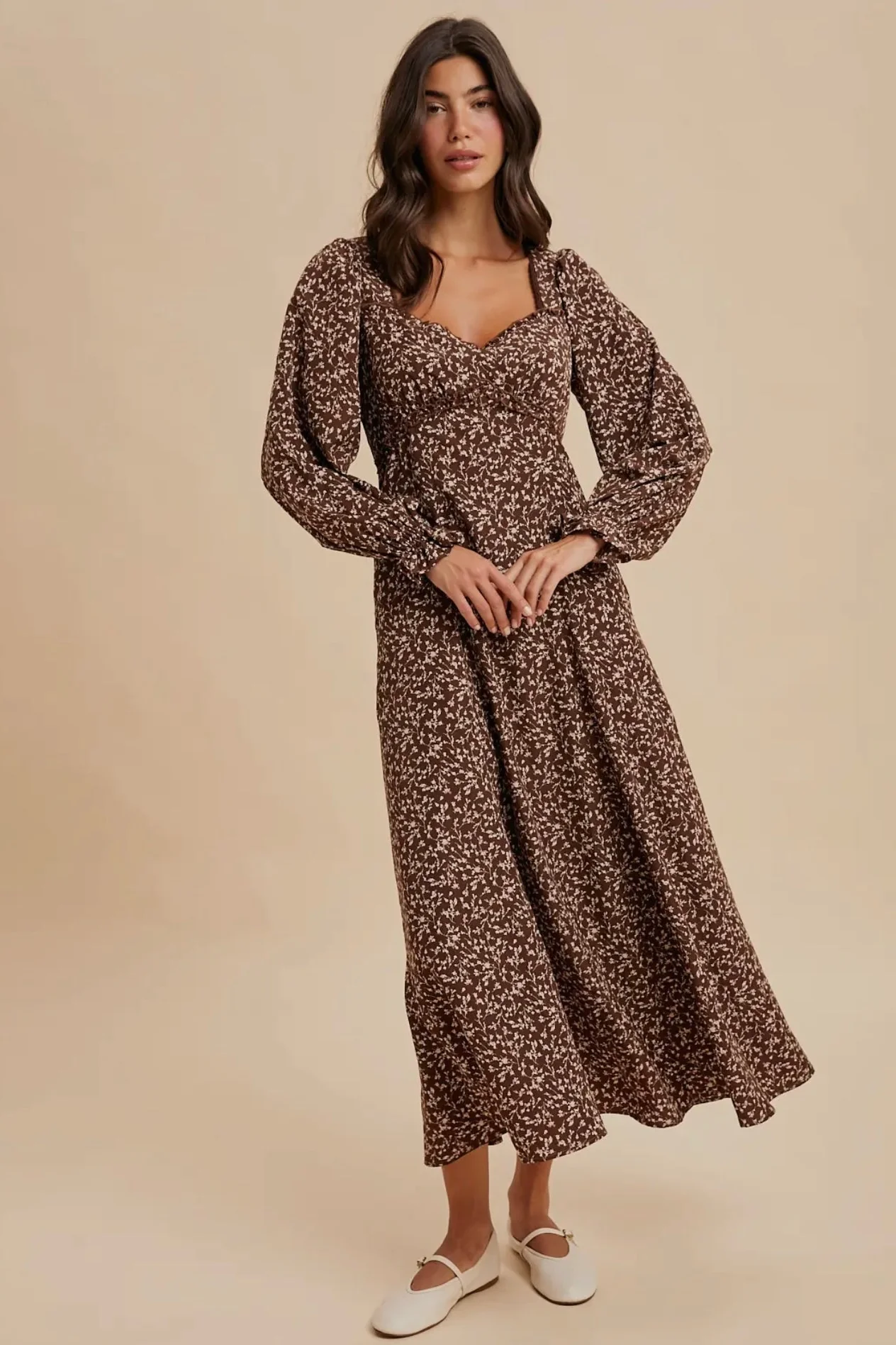 Sweetheart Floral Maxi Dress - Image 5