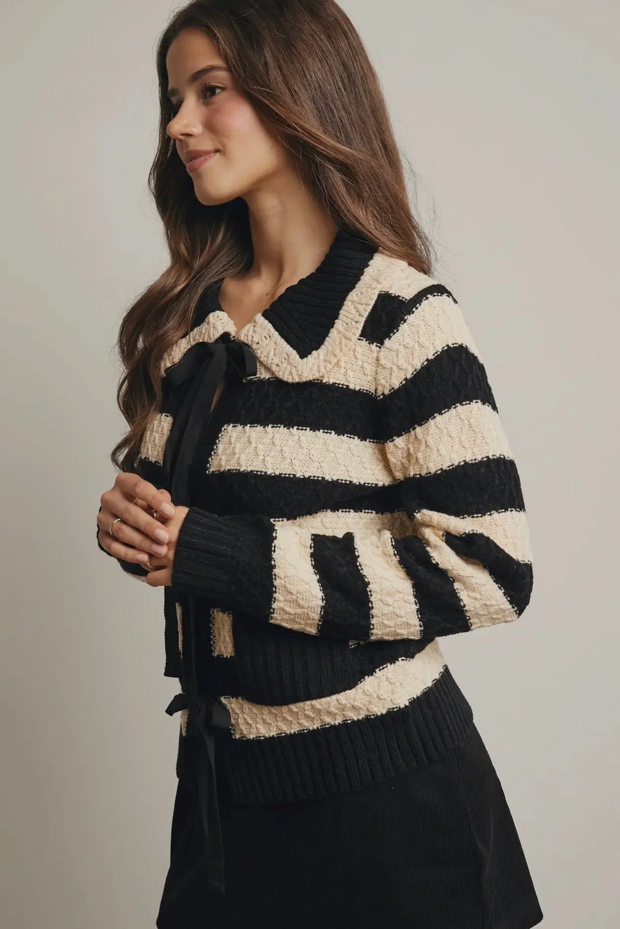 Tie Front Cardigan - Image 8