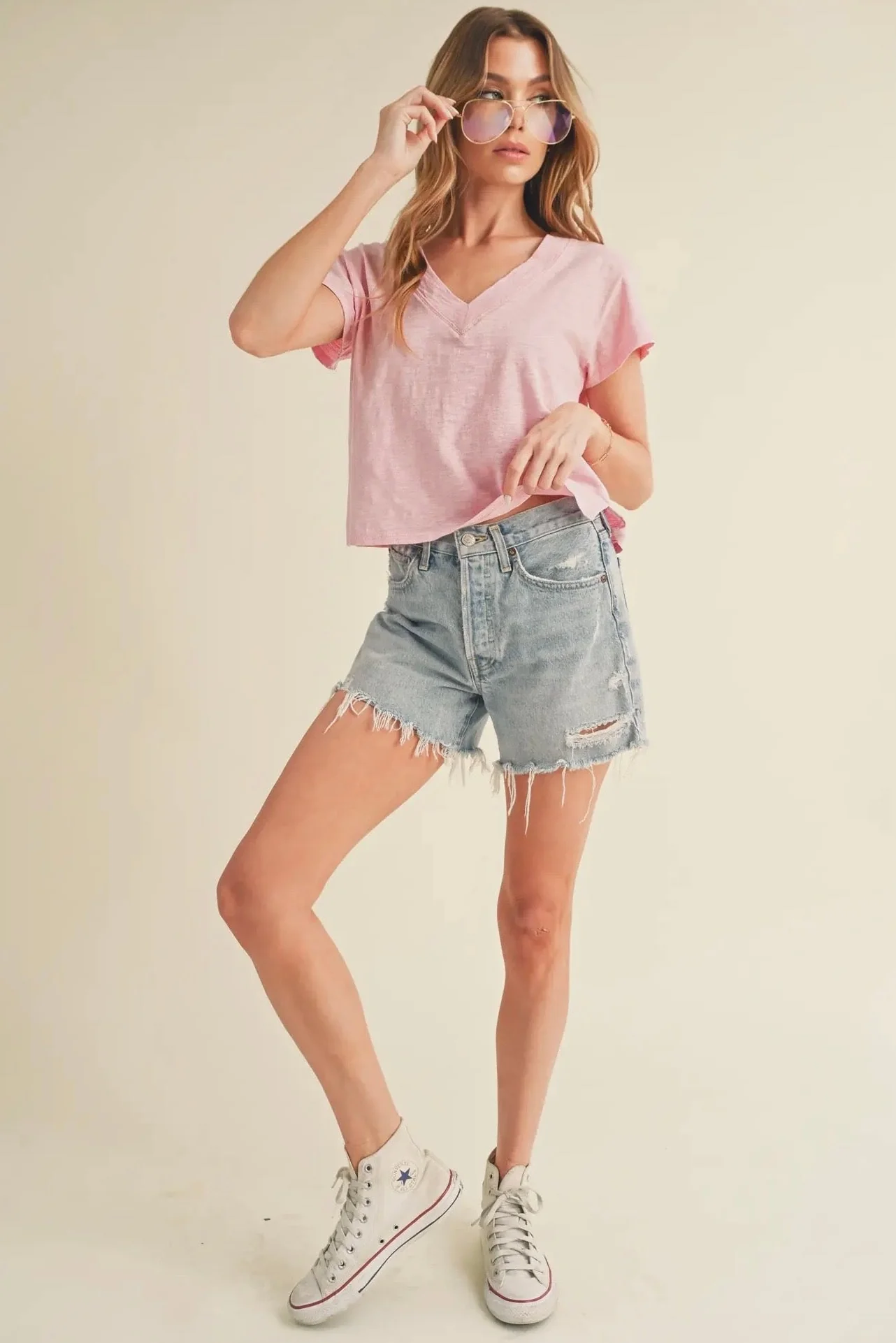 V-Neck Baby Tee - Image 2