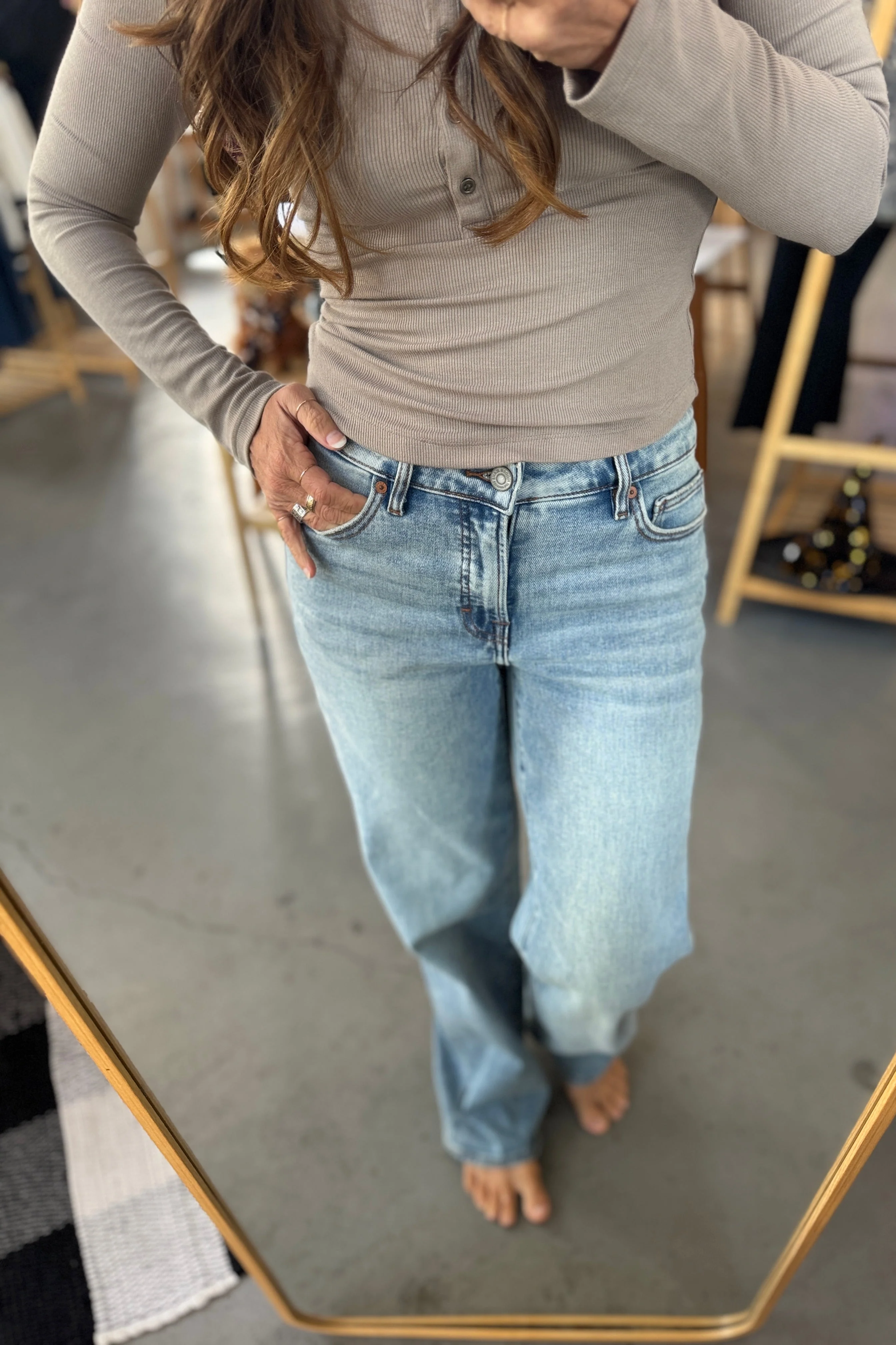 Vintage Wash Straight Jean - Image 3