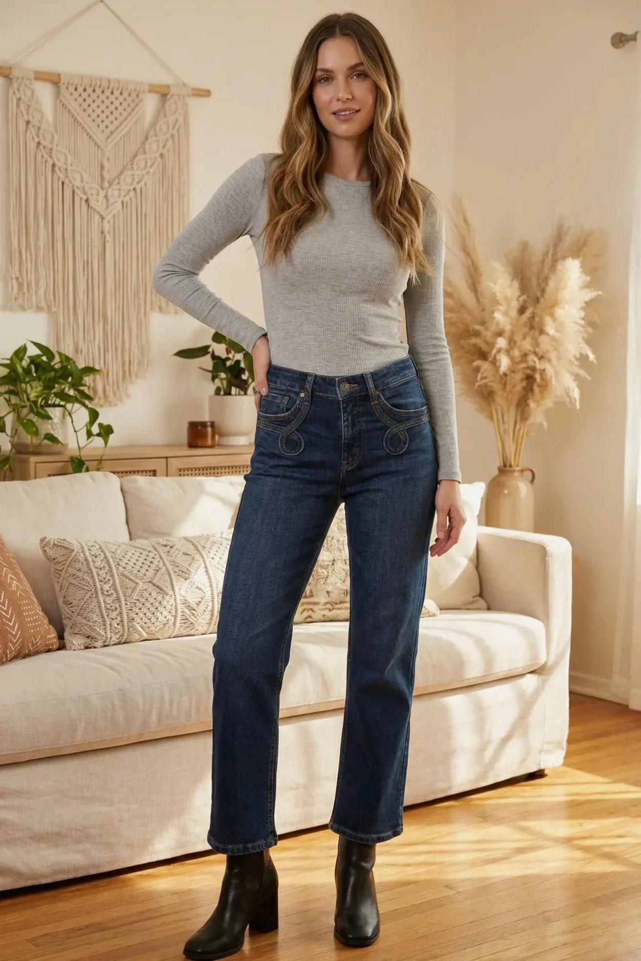 Western Detail Jeans
